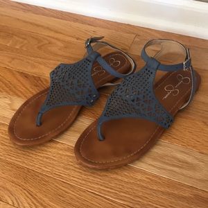 Jessica Simpon sandals in Blue